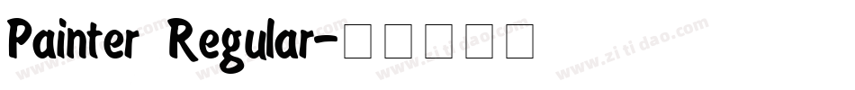 Painter Regular字体转换
